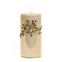 Other Christmas decorations - LED GLSS XMAS JEWEL CANDLE WH batt.op 18CM - GOODWILL M&G