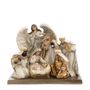 Other Christmas decorations - HOLY FAMILY/NATIVITY ON BASE TT CRM 25CM - GOODWILL M&G