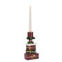 Christmas table settings - XMAS GIFT BOX STACK TT RD/GRN 24CM - GOODWILL M&G