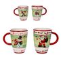 Other Christmas decorations - CER.XMAS SANTA/SNOWM.MUG ASS/2 GRN 12CMhandwash - GOODWILL M&G