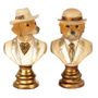 Christmas table settings - + GENTLEM.DOG BUST TT ASS/2 CRM/GLD 18CM - GOODWILL M&G