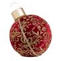 Affiches - BROC.SWIRL XMAS DISPLAY BALL TT RD/GLD 51CM - GOODWILL M&G