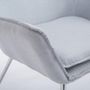 Office seating - Caracas Fabric Lounge Chair - Gray - VIBORR