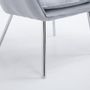 Office seating - Caracas Fabric Lounge Chair - Gray - VIBORR