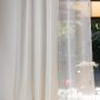 Rideaux et voilages - Double-rideau ALBA - Col Naturel - Panneau à oeillets - 140 x 260 cm - 74 % polyester 26% coton - IPC DECO DELL'ARTE
