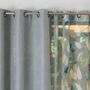 Curtains and window coverings - ALBA double curtain - Blue collar - Eyelet panel - 140 x 260 cm - 74% polyester 26% cotton - IPC DECO DELL'ARTE