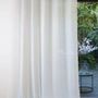 Rideaux et voilages - Voilage ROMA - Col Naturel - Panneau à oeillets - 200 x 260 cm - 100 % polyester - IPC DECO DELL'ARTE