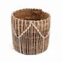 Caskets and boxes - The Macra-mazing Basket - Natural White - L - BAZAR BIZAR - COASTAL LIVING