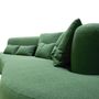 Sofas for hospitalities & contracts - Lab Organic IV |Bespoke Curved double-sided fabric sofa - CREARTE COLLECTIONS