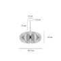 Objets design - Suspension AINAVA L plexiglass bleu - VASSARA LAMPS