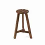 Stools - The Kabuki Bar Stool - Natural - Low - BAZAR BIZAR LIVING