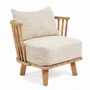 Small sofas - The Malawi One Seat Sofa - Natural Beige - BAZAR BIZAR LIVING