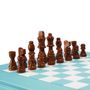 Design objects - Turquoise Chess Set - VIDO LUXURY BOARD GAMES