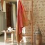 Bath towels - ORGANIC COTTON FOUTA - SAND Collection- Color SAND & INDIAN ROSE - KARAWAN AUTHENTIC
