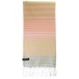 Bath towels - ORGANIC COTTON FOUTA - SUD Collection - NUDE Color - KARAWAN AUTHENTIC