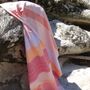 Bath towels - ORGANIC COTTON FOUTA - SUD Collection - AZALEE Color 100 x 200cm - KARAWAN AUTHENTIC