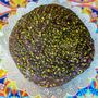 Delicatessen - Panettone with pistachio cream covered with dark chocolate - LES DEUX SICILES