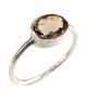 Jewelry - RING\" DROP\” SILVER 925 SMOKY QUARTZ - KARAWAN AUTHENTIC