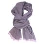 Throw blankets - Cotton silk maxi scarf - kinetic - purple pink powder - SOPHIE GUYOT SILKS