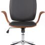 Office seating - Burbank Office Chair - Walnut/Black - VIBORR