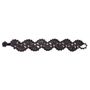 Bracelets - BRACELET TEXTILE EN DENTELLE "YELIN" - NOIR CARBONE - KARAWAN AUTHENTIC