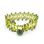 Bracelets - BRACELET TEXTILE "HUSNU" - CACTUS - KARAWAN AUTHENTIC