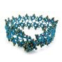 Bracelets - BRACELET TEXTILE "HUSNU" - LAGON - KARAWAN AUTHENTIC