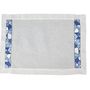 Table linen - Ghiaccio Mosaic Embroidered Linen Placemat Set - 22 MAGGIO ISTANBUL