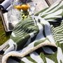 Serviettes de bain - Toucan Kaki - Drap de plage en jacquard de coton - ALEXANDRE TURPAULT