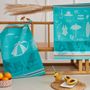 Tea towel - At the beach - Coucke tea towel - COUCKE