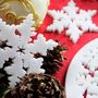 Platter and bowls - Coaster 'Snowflake' in 'Absolute White' marble - ATELIER BARBERINI & GUNNELL