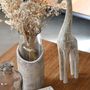 Vases - Pye rattan and white glass vase - PAGAN