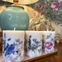 Décorations florales - Grande collection de bougies en cire de soja Marie Antoinette avec parfum de lavande et de camomille - BOTANNI