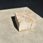 Coffee tables - Petrified wood side table, pedestal table or side furniture - OFFICE OBJETS