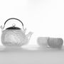 Accessoires thé et café - Théiére pelote blanche en pâte de verre Instant Thé - MARIE FLAMBARD