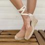 Shoes - Espadrilles" Cotton Chic” - Natural Elegance - ATELIER COSTÀ