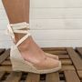Shoes - Espadrilles" Cotton Chic” - Natural Elegance - ATELIER COSTÀ