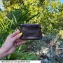 Leather goods - Kiwi Glitter Leather Wallet - LA CARTABLIÈRE