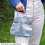 Bags and totes - Kiwi Glitter Leather Bag - LA CARTABLIÈRE