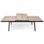 Tables Salle à Manger - Table design et extensible en chêne massif, 180 cm x 100 cm - MON PETIT MEUBLE FRANÇAIS