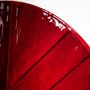 Art glass - Vase. BLOODFALLS. L. Collection Time - AURORE BOUTER