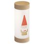 Christmas table settings - KAMI: The Advent Lantern with the Magic Gnome announcing Santa Claus - RIPPOTAI