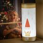 Décorations pour tables de Noël - KAMI : La Lanterne de l'Avent avec le Gnome Magique qui annonce le Père Noël - RIPPOTAI