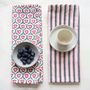 Kitchen linens - Colorful handprinted Kitchen towels - ROZABLUE