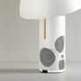 Enceintes et radios - GRANDE ALTO - Lampe de salon connectée - avec enceinte HiFi - Blanche - 150 Watts - JAUNE STUDIO