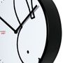 Horloges - Horloge Murale Miffy Peek a Boo Black XL, - CLOUDNOLA