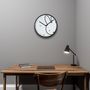 Horloges - Horloge Murale Miffy Peek a Boo Black XL, - CLOUDNOLA
