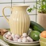 Decorative objects - Mynte® Hazelnut & Wheat Straw in stoneware and knit. - IB LAURSEN