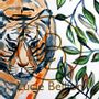 Textile and surface design - TIGER - LUCIE BELLION
