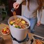 Meubles de cuisines  - Composteur de jardin - ENSEMBLE ESSENTIEL BOKASHI ORGANKO SET + base (gris) - PLASTIKA SKAZA - EXCEEDING EXPECTATIONS